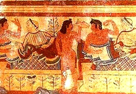 Etruskisk vægmaleri