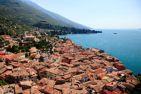 Vidunderligt vejr over Malcesine Vidunderligt vejr over Malcesine