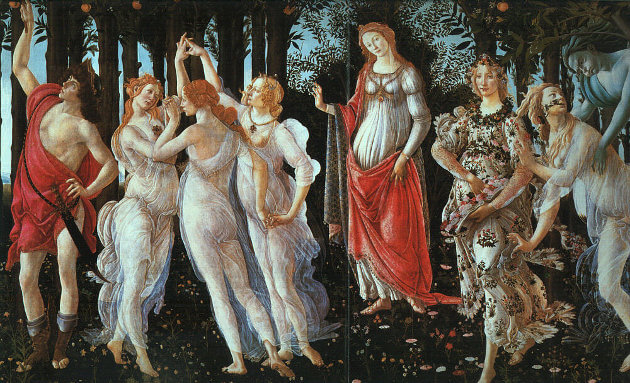 Sandro Botticelli: La Primavera Sandro Botticelli: La Primavera
