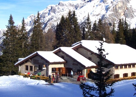 Ski-resort i Dolomitterne Ski-resort i Dolomitterne