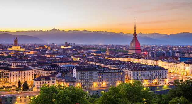 Torino set fra Monte dei Cappuccini