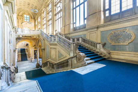 Palazzo Madamas pompøse trappe Palazzo Madamas pompøse trappe