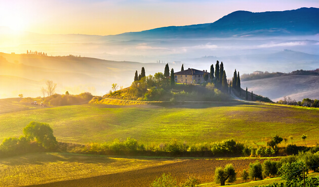 Vinslotte i Toscana Vinslotte i Toscana