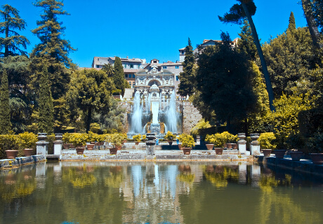 Villa'Este i Tivoli Villa'Este i Tivoli