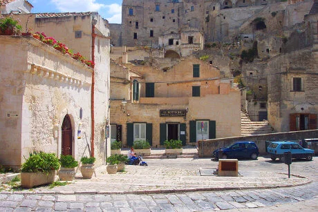Smukt vejr over Matera
