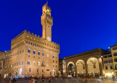 Piazza della Signoria og Palazzo Vecchio