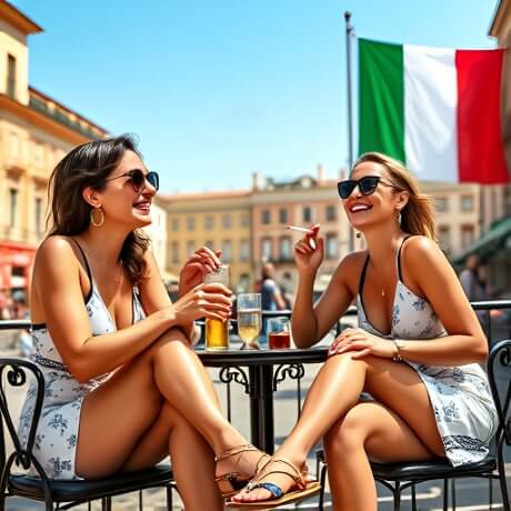 Italiensk kultur er liv, latter og lethed