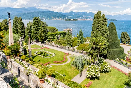 Barokhaven på Isola Bella Barokhaven på Isola Bella