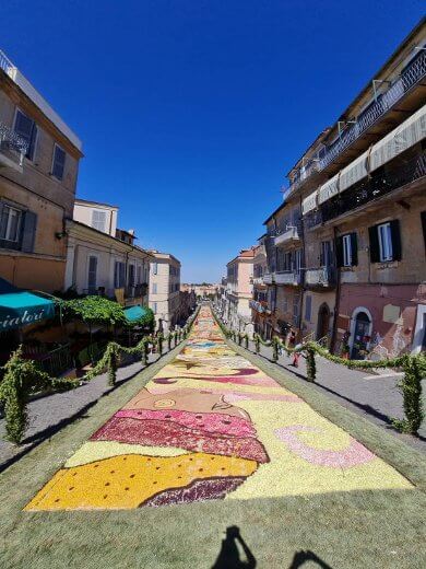 Blomsterfesten i Genzano Blomsterfesten i Genzano