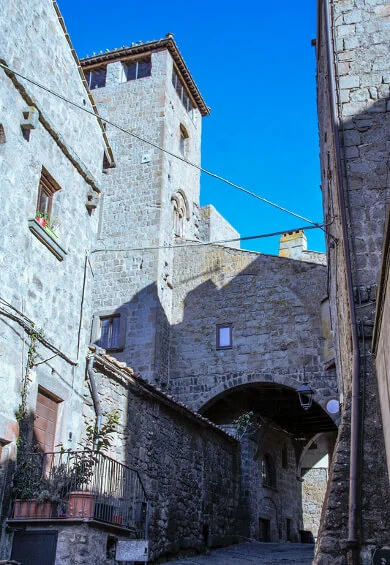 San Pellegrino-kvarteret i Viterbo San Pellegrino-kvarteret i Viterbo