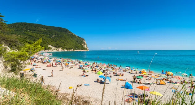 Monte Conero og stranden ved Sirolo Monte Conero og stranden ved Sirolo