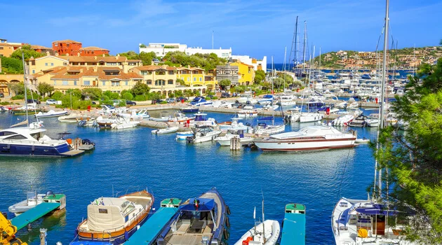 Porto Cervo ved Costa Smeralda Porto Cervo ved Costa Smeralda
